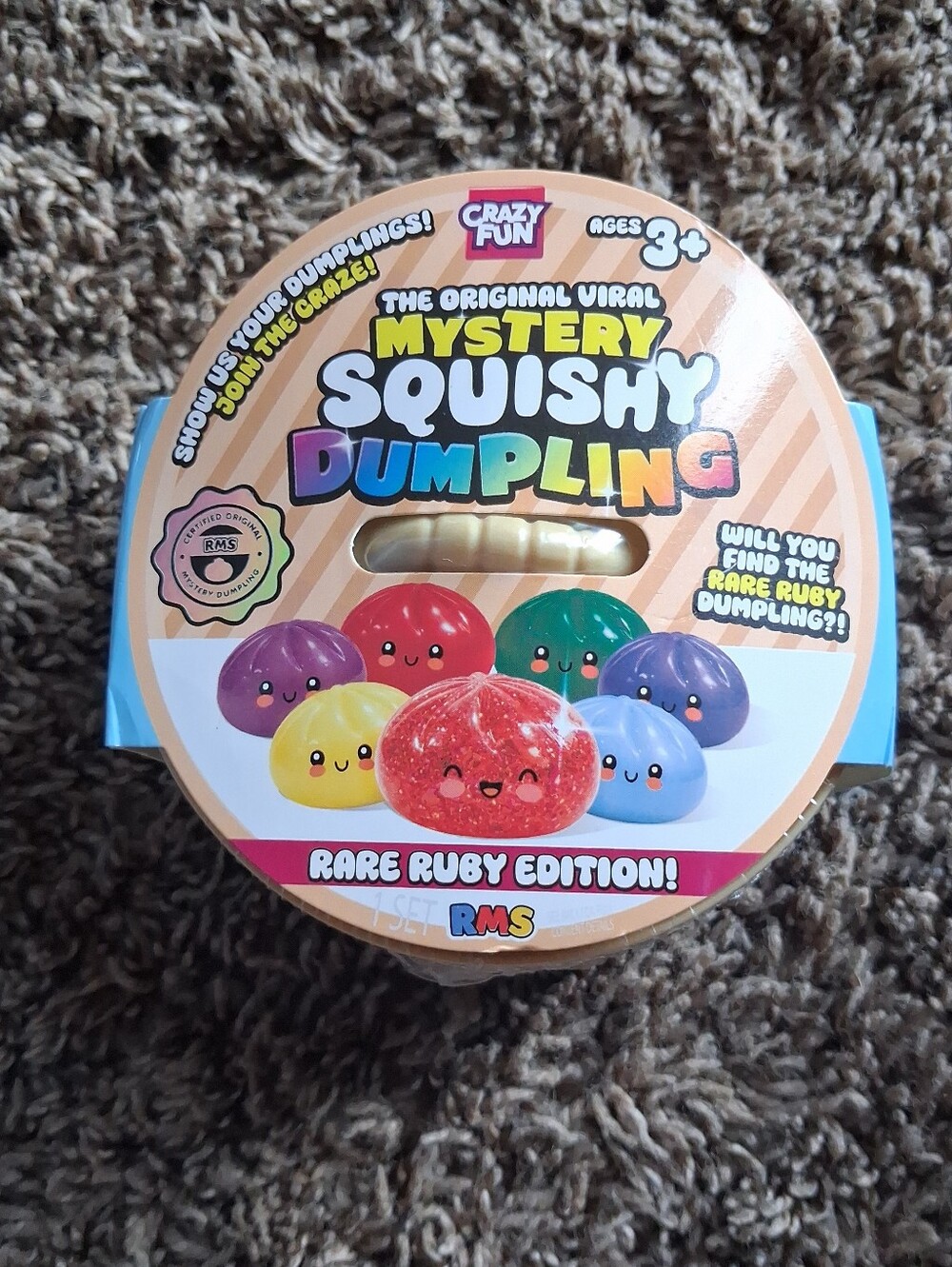 RMS Mystery Squishy Dumpling - Rare Ruby Edition
